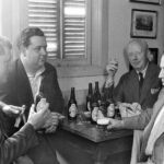 1945-1950. 2. fra v. Edvard Larsen – trompet, -788-. Medlemmer af Tivolis Harmoniorkester.